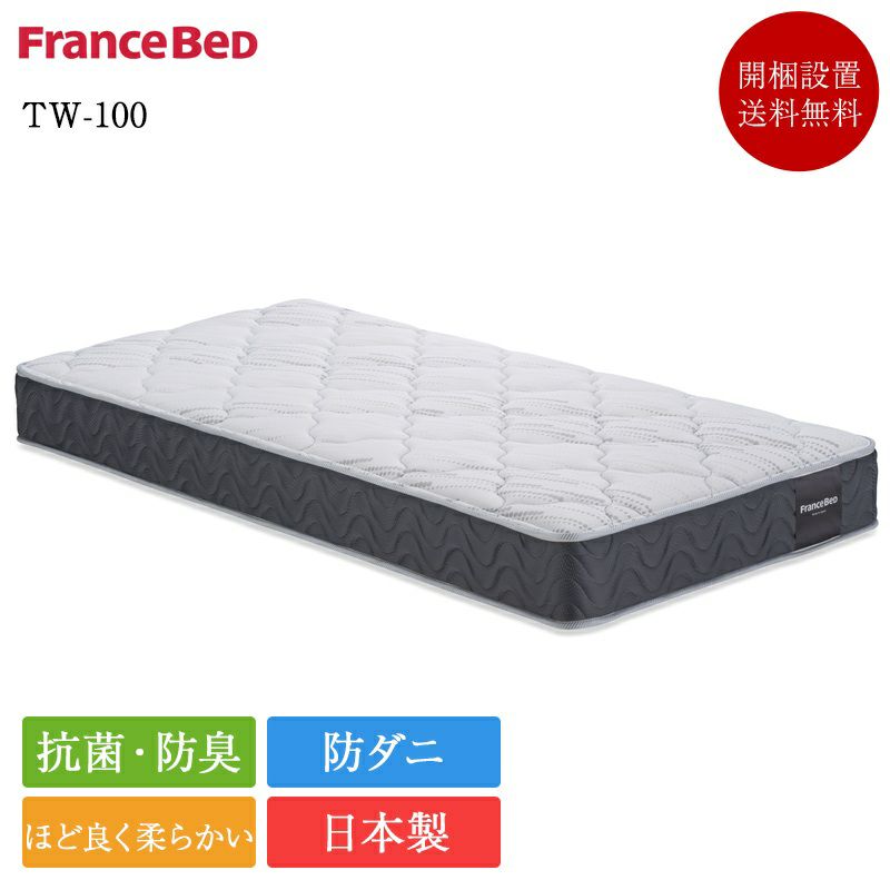 フランスベッド マットレス セミシングル TW-100 | 正規品