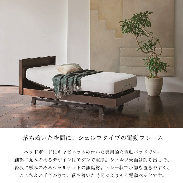 日本ベッド 電動ベッドレーム シングル ウィルシャー AJ 2モーター